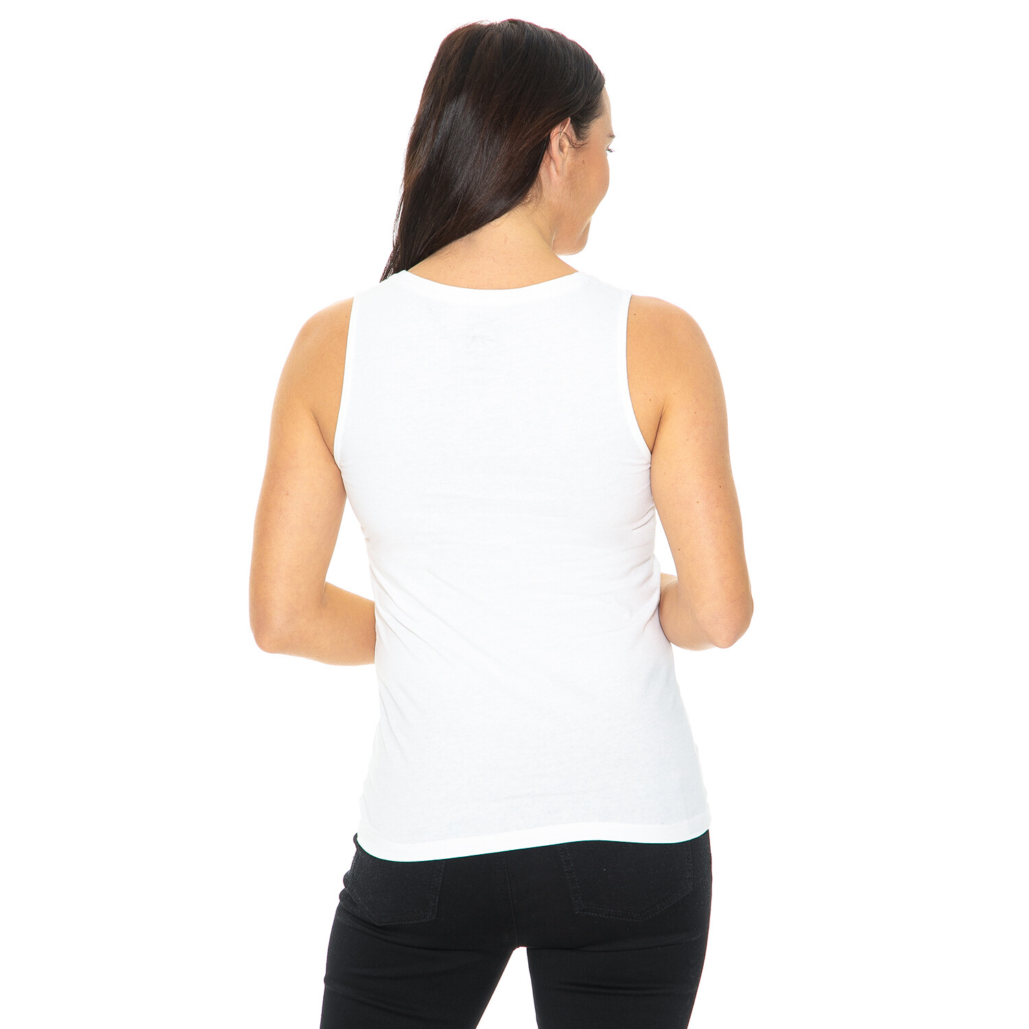 Claire Ladies Vest  - White Image 4