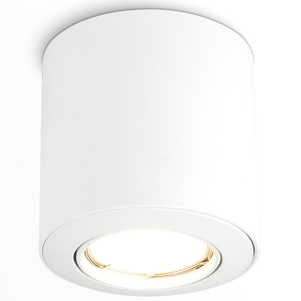 ValueLights White Tiltable Cool White LED Ceiling Downlight 10 Pack Image 3