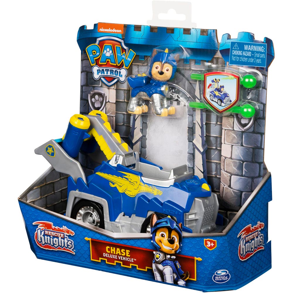 Single Paw Patrol Rescue Knights Theme Vehicle in Assorted styles Image 8