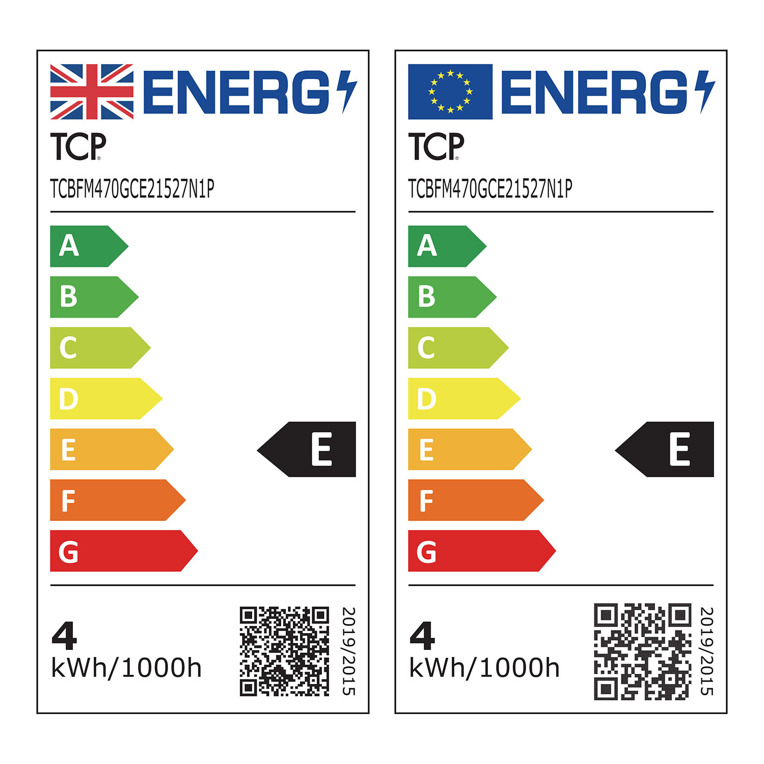 TCP FIL Miniglobe 470L E27 Warm White Bulb - Warm White Image 4