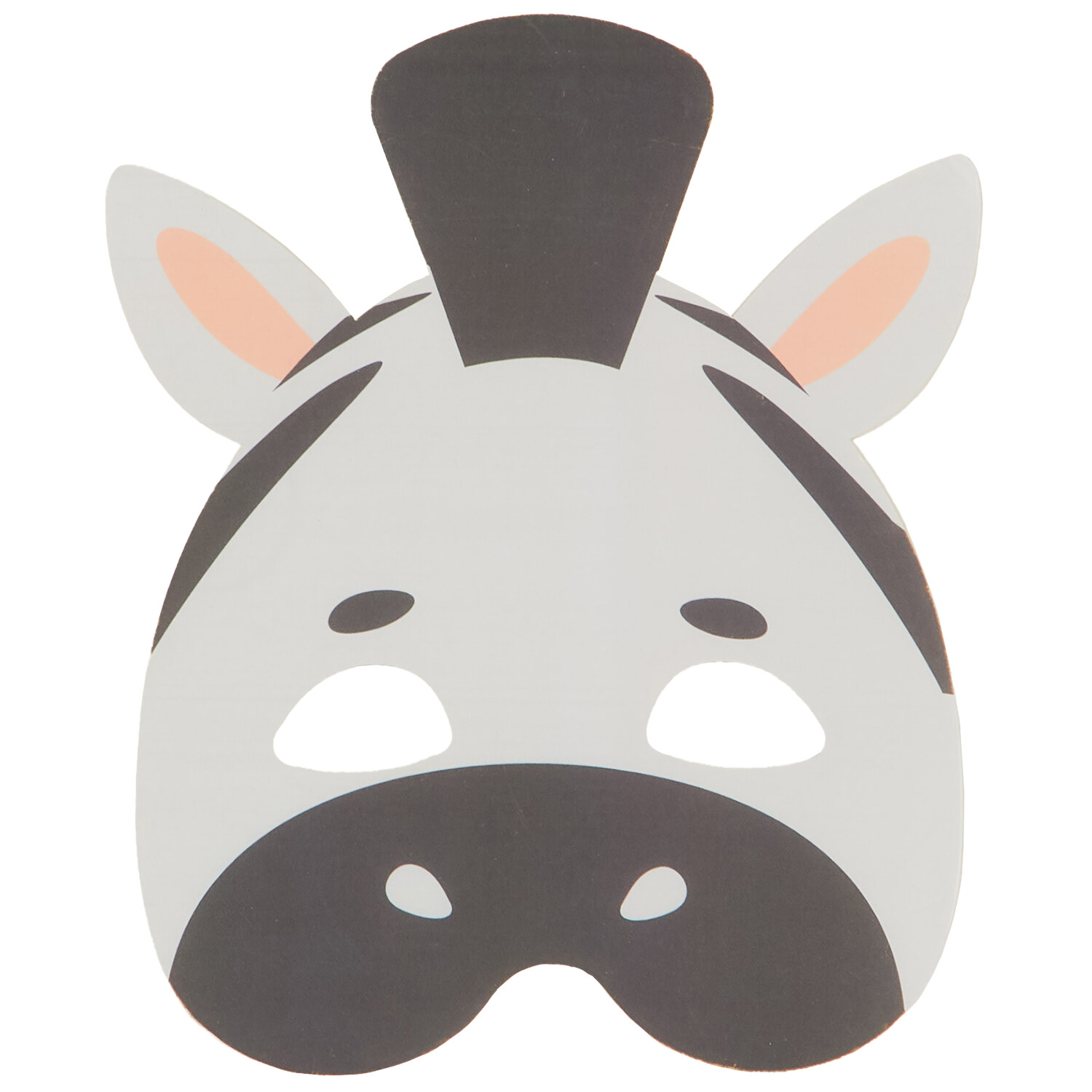 Pack of 8 Safari Party Masks - Multicolour Image 4