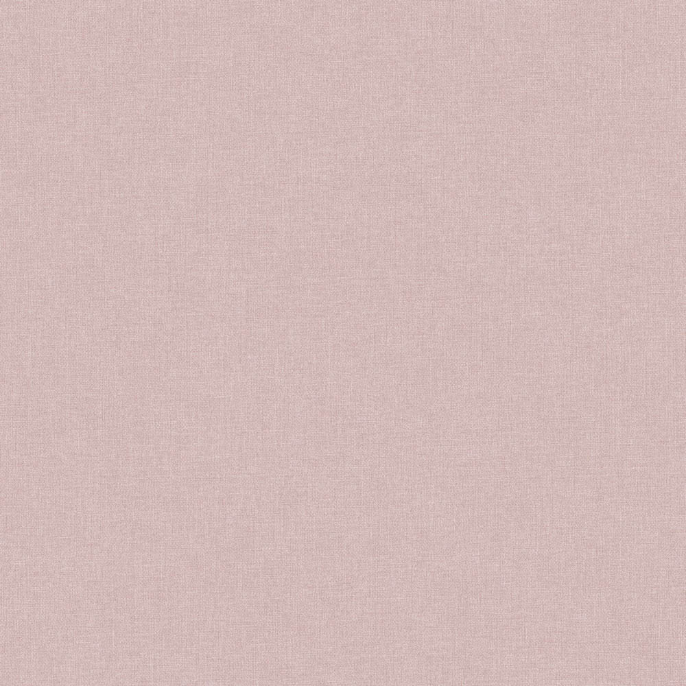 Grandeco Panama Plain Linen Fabric Pink Textured Wallpaper Image 1