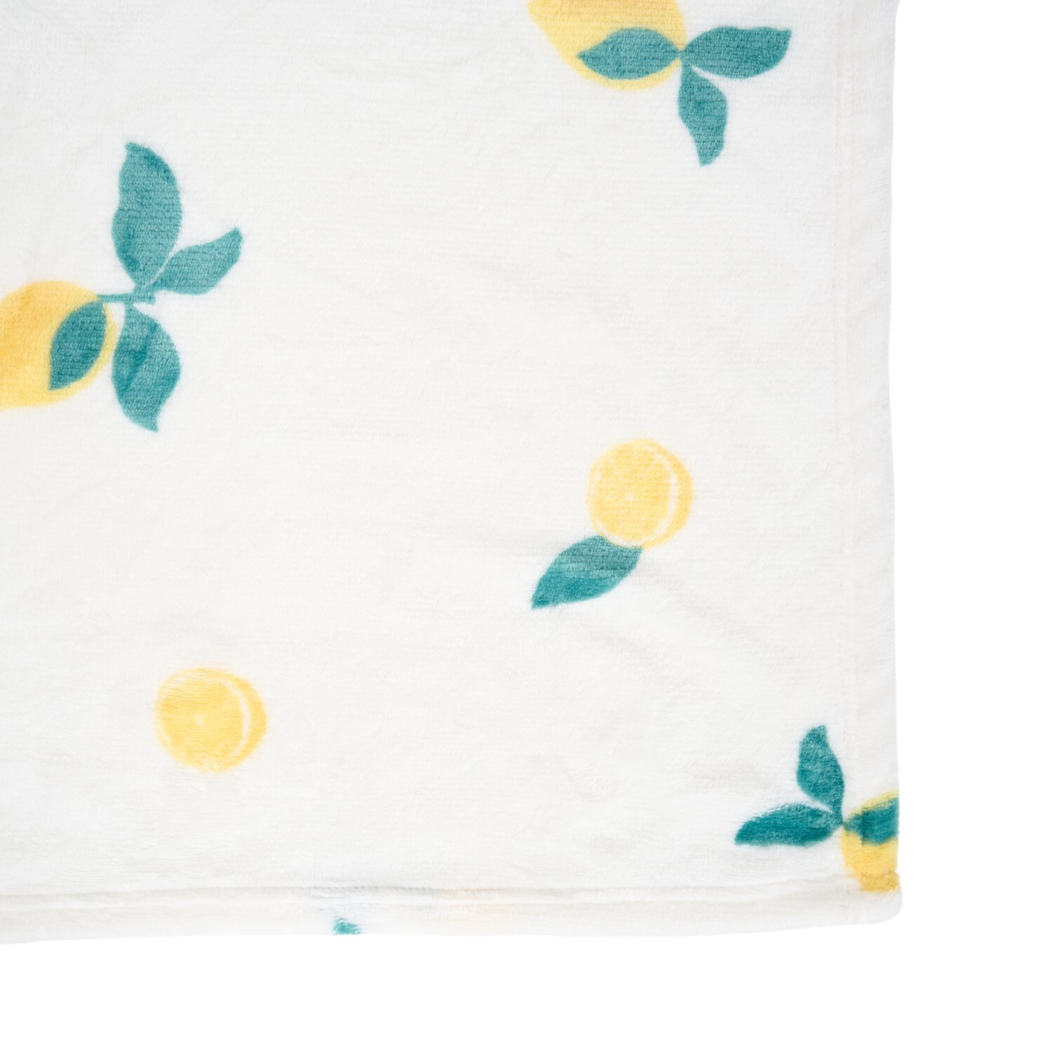 Sorrento Printed Fleece Throw White Image 5
