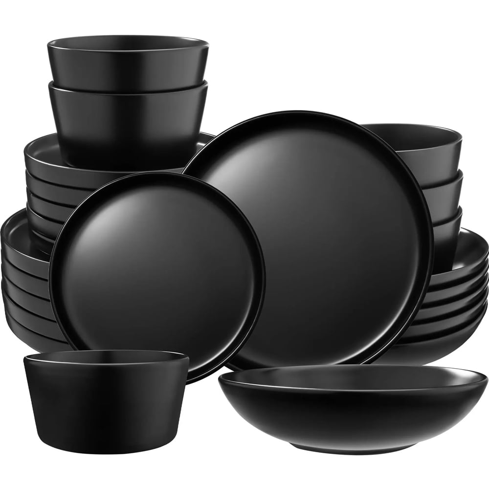 tectake Una 24 Piece Crockery Set Image 1