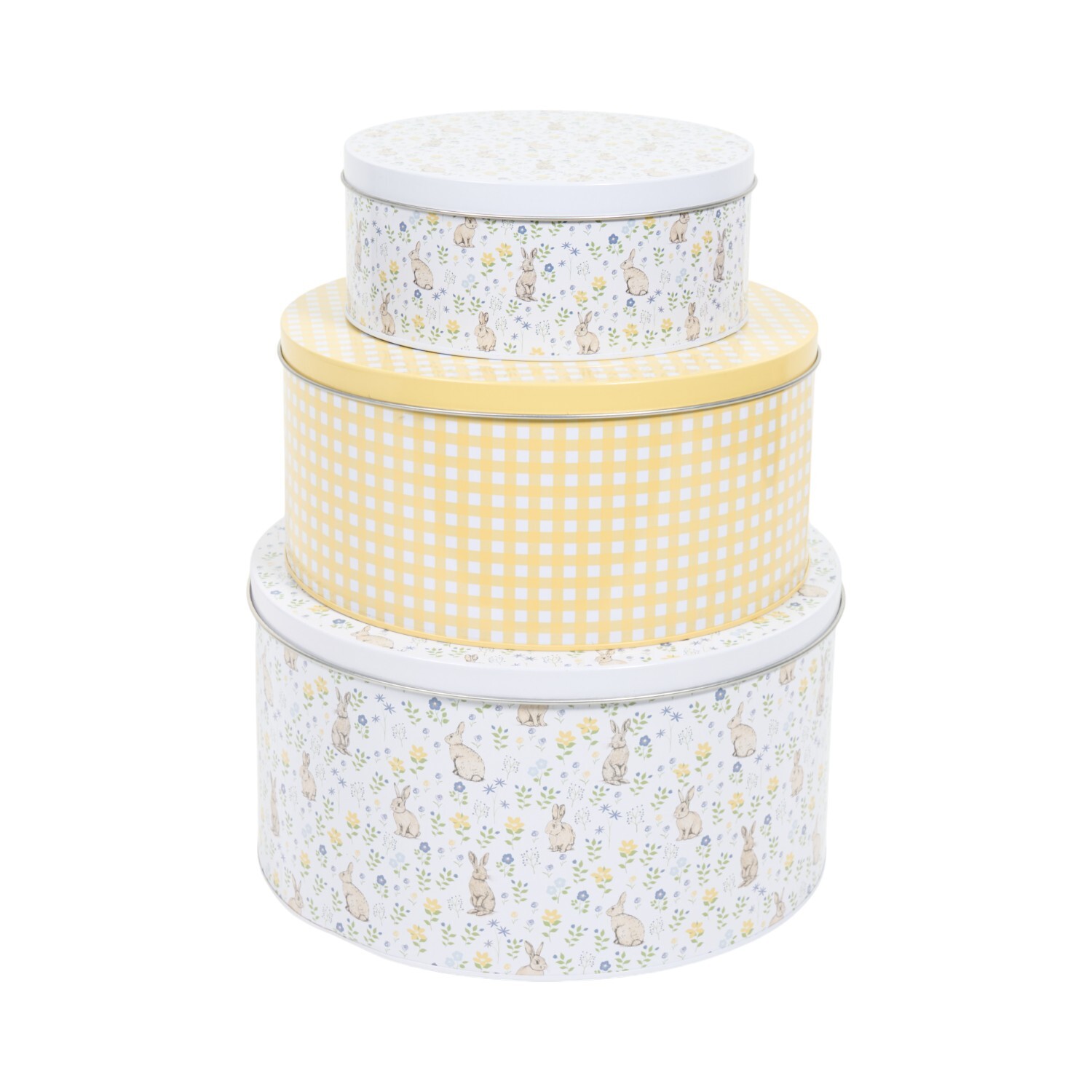 Set of 3 Metal Cake Tins Image 4