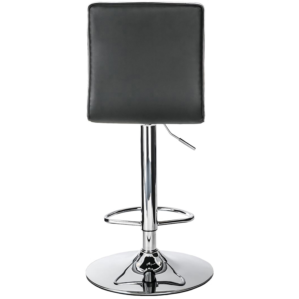 Dorel Colby Black High Back PU Barstool Image 5