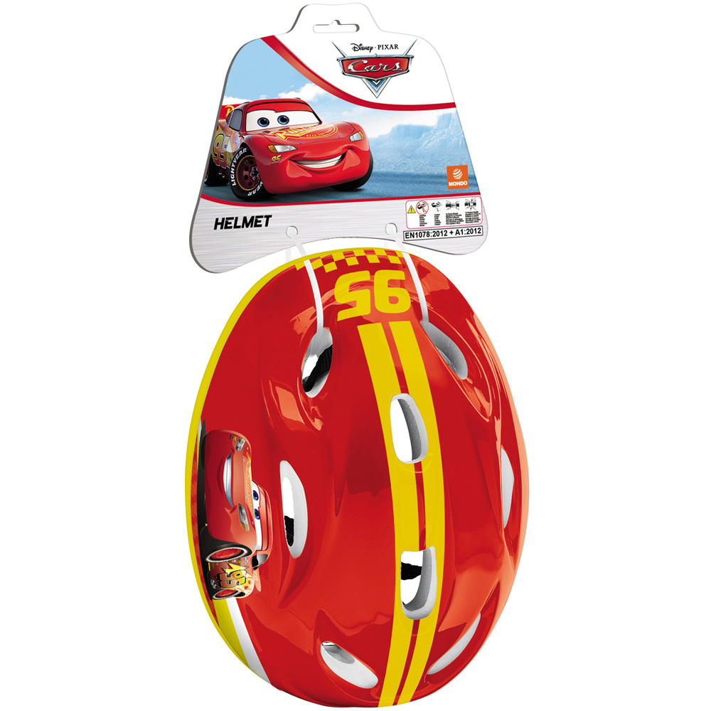 Mondo Disney Cars Lightning McQueen Kids Protective Helmet Image 2
