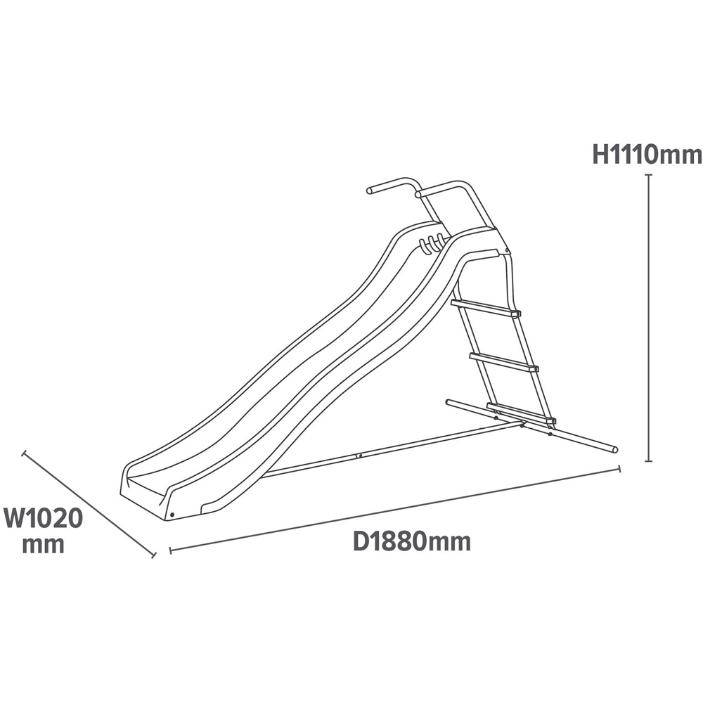 Liberty House Toys Kids Wavy Slide with Water Sprayer Image 9