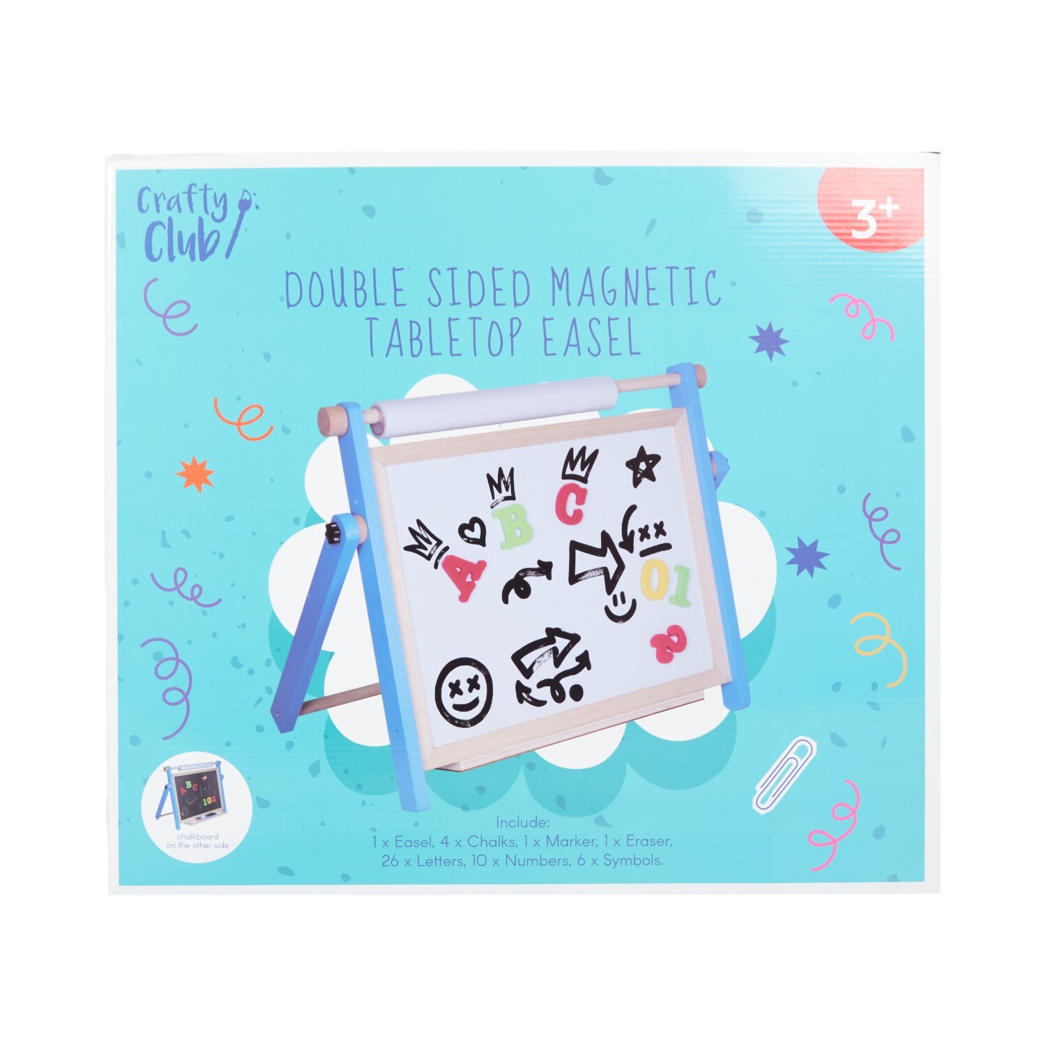 Double Sided Magnetic Tabletop Easel Image 2