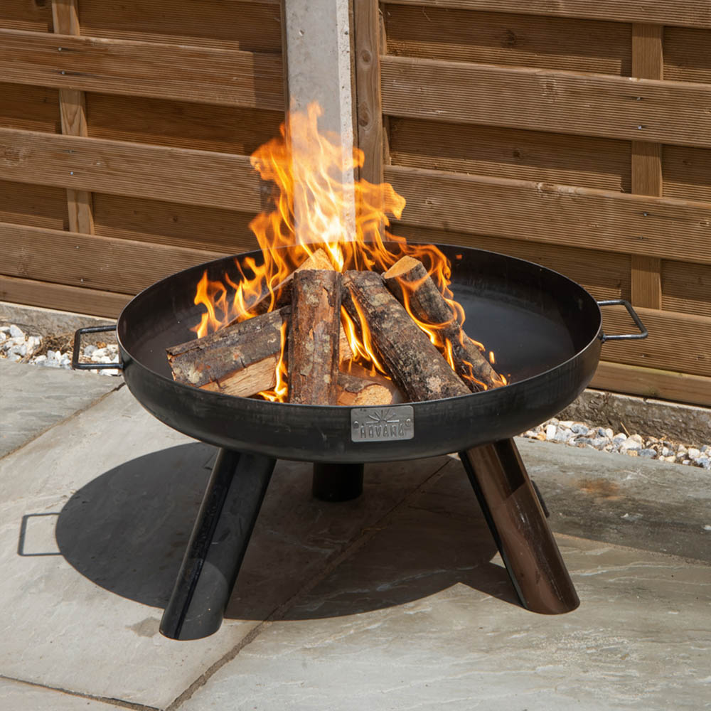 Samuel Alexander Black Steel Primo Caldera Outdoor Fire Pit 35cm Image 5