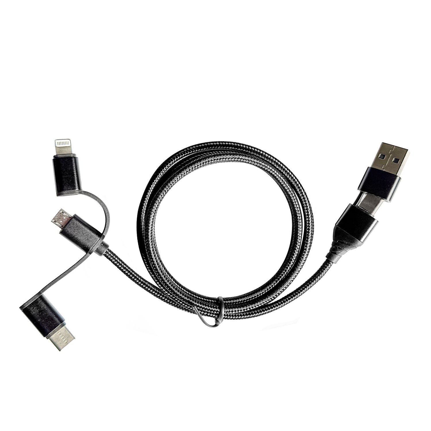 5 in 1 Charging Cable - Black Image 2