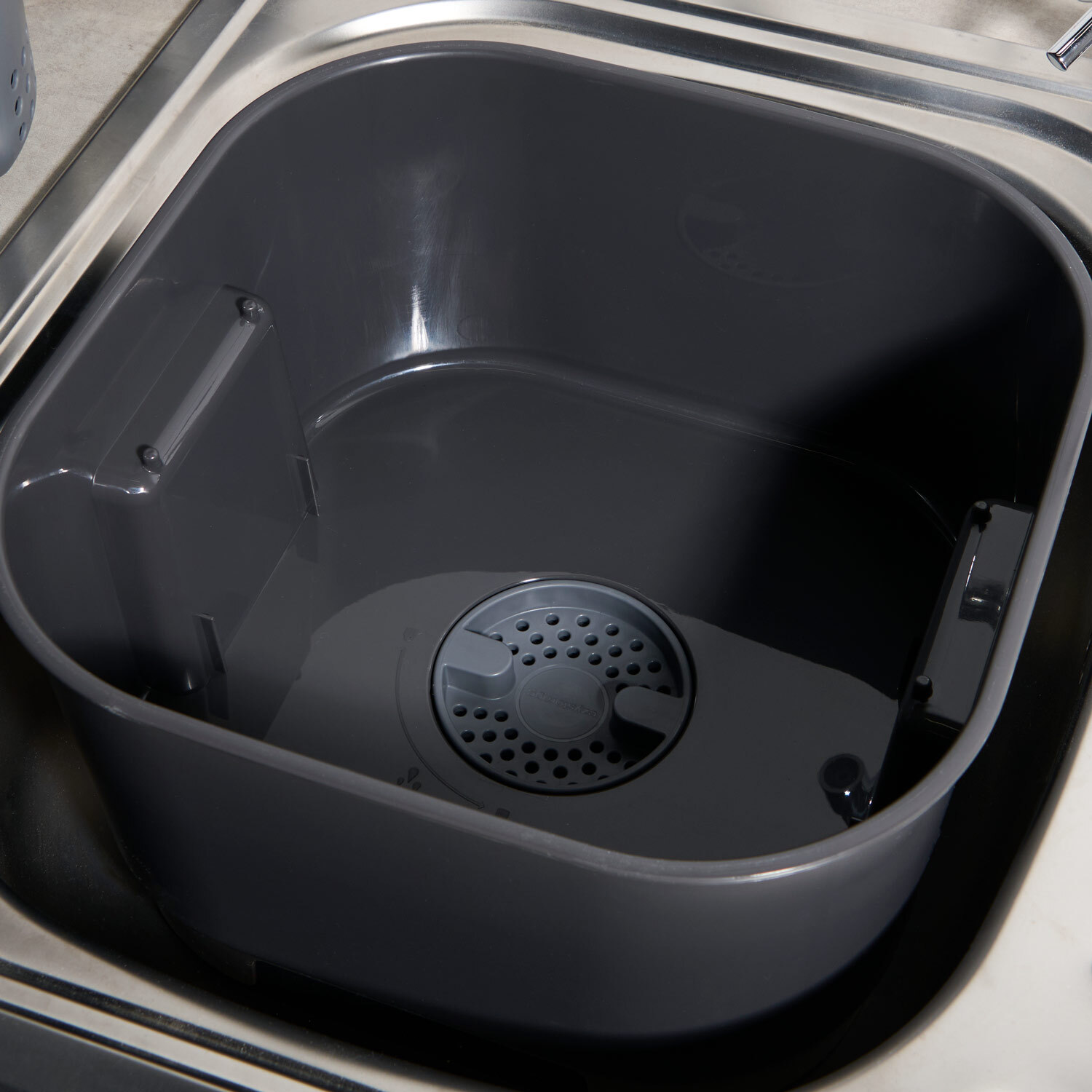 Kitchen Master Strainer Basin Grey Image 6