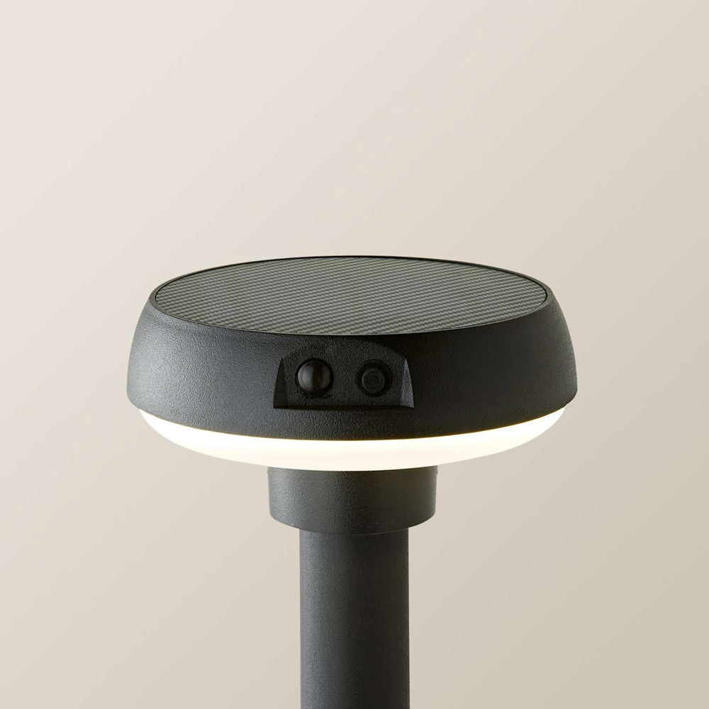 ValueLights Matte Black Solar LED Outdoor Spike Light with PIR Motion Sensor Image 5