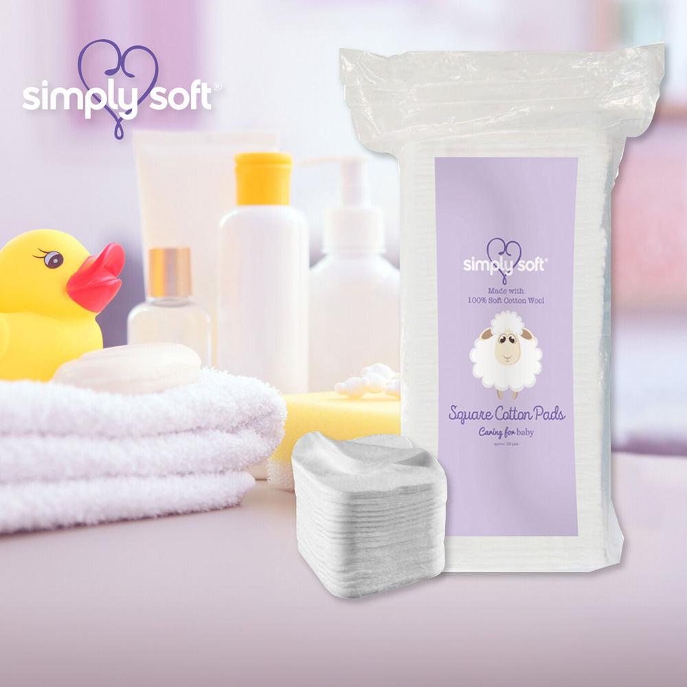 Simply Soft Square Cotton Pads Image 2