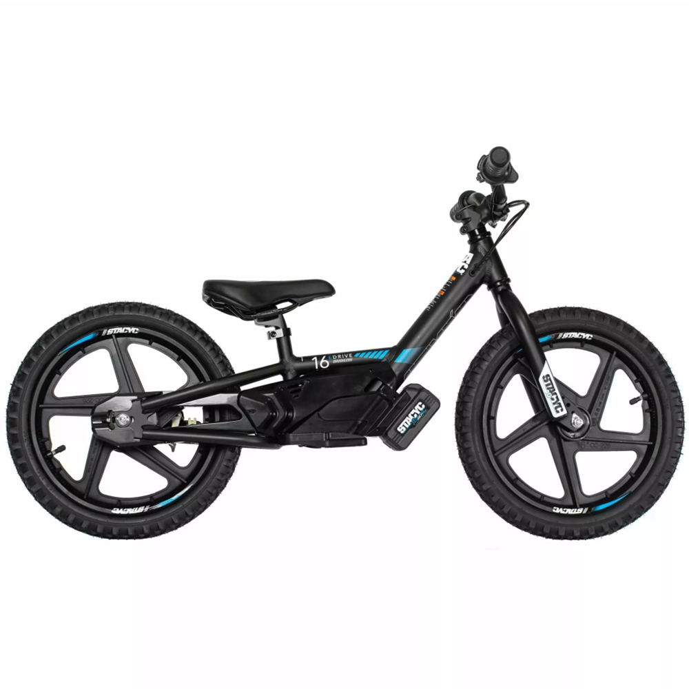 Stacyc 16 inch Black Electric Balance Bike Image 1