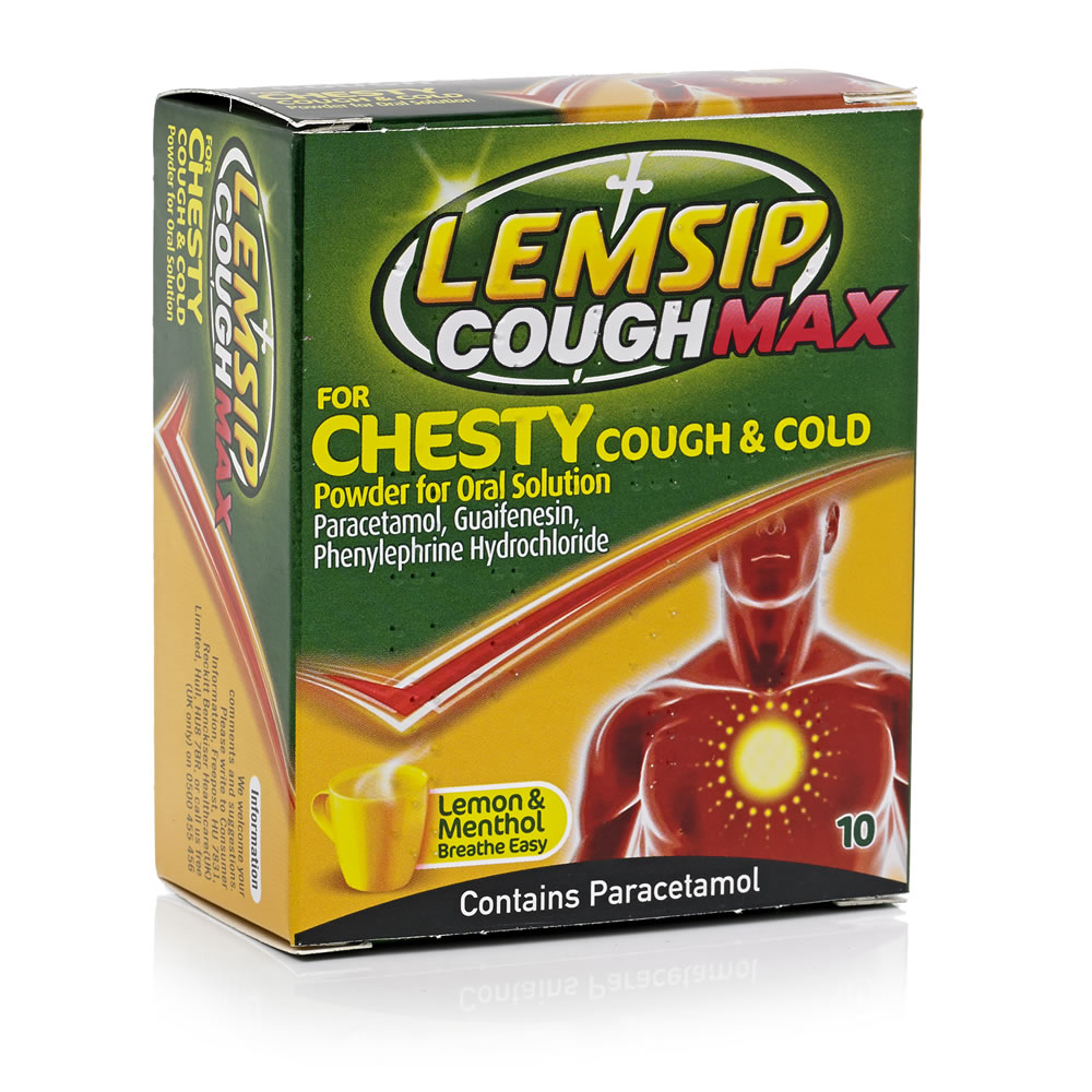 Lemsip Cough Chesty Drink Sachets 10pk Image