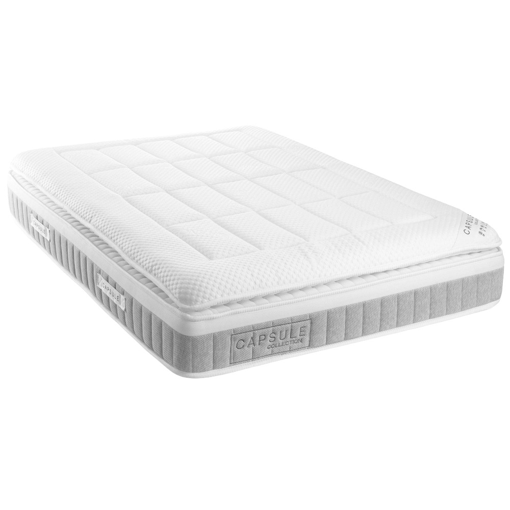 Julian Bowen Capsule Double White 3000 Pocket Sprung Pillow Top Mattress Image 1