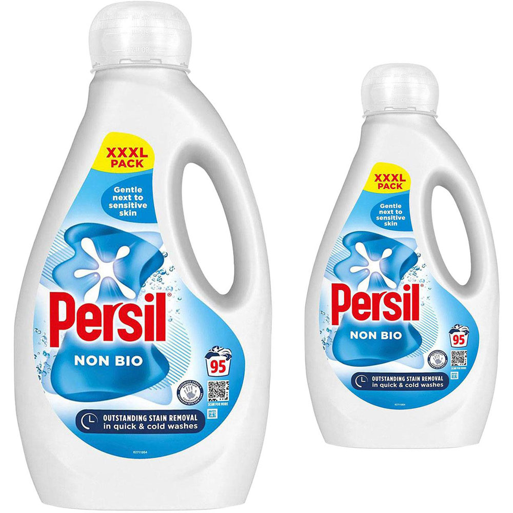 Persil Non Bio Liquid Detergent Duo with Comfort Fuchsia Passion Fabric Conditioner Image 2