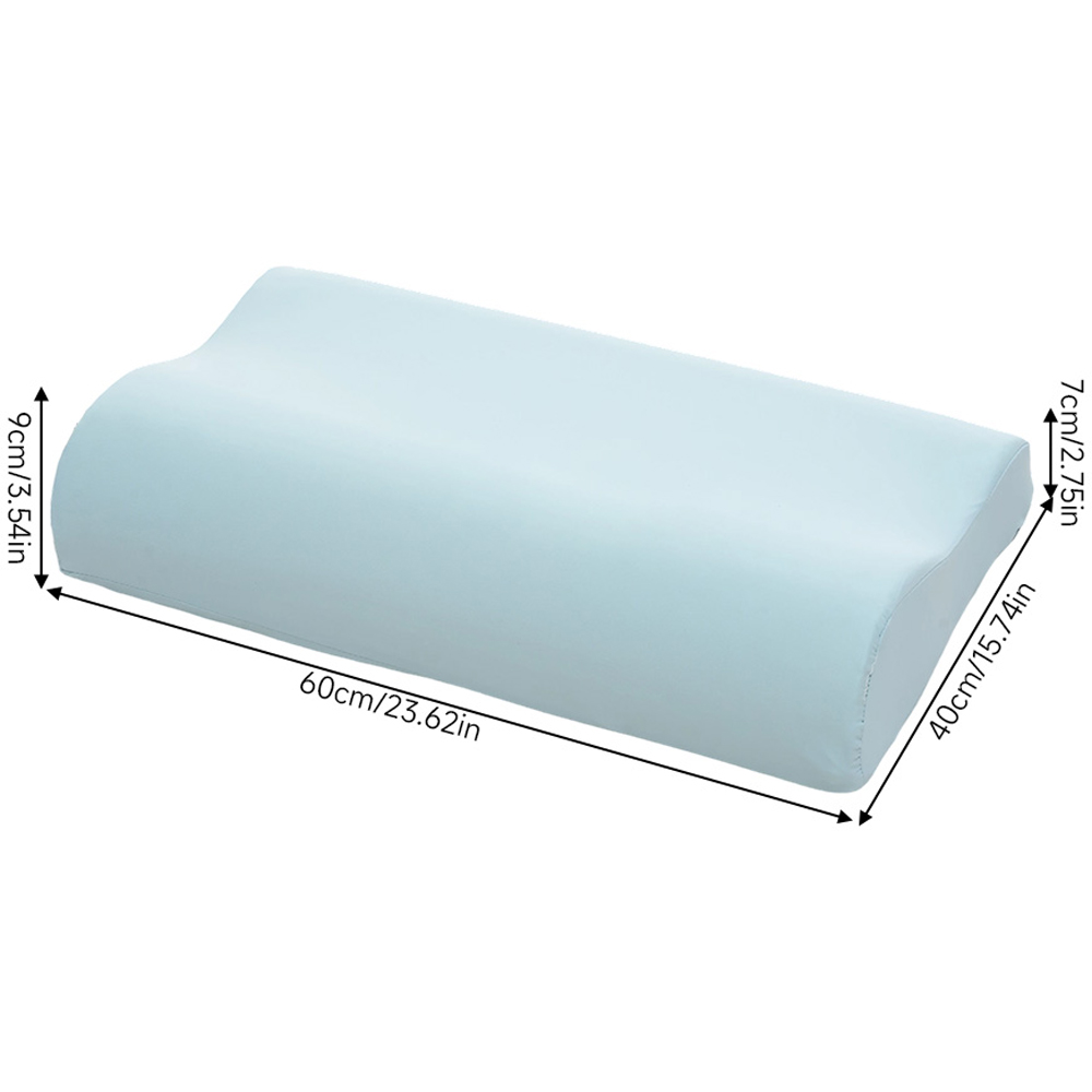 Living and Home Light Green Memory Foam Cooling Pillow with Removable Cover 60 x 40cm Image 8
