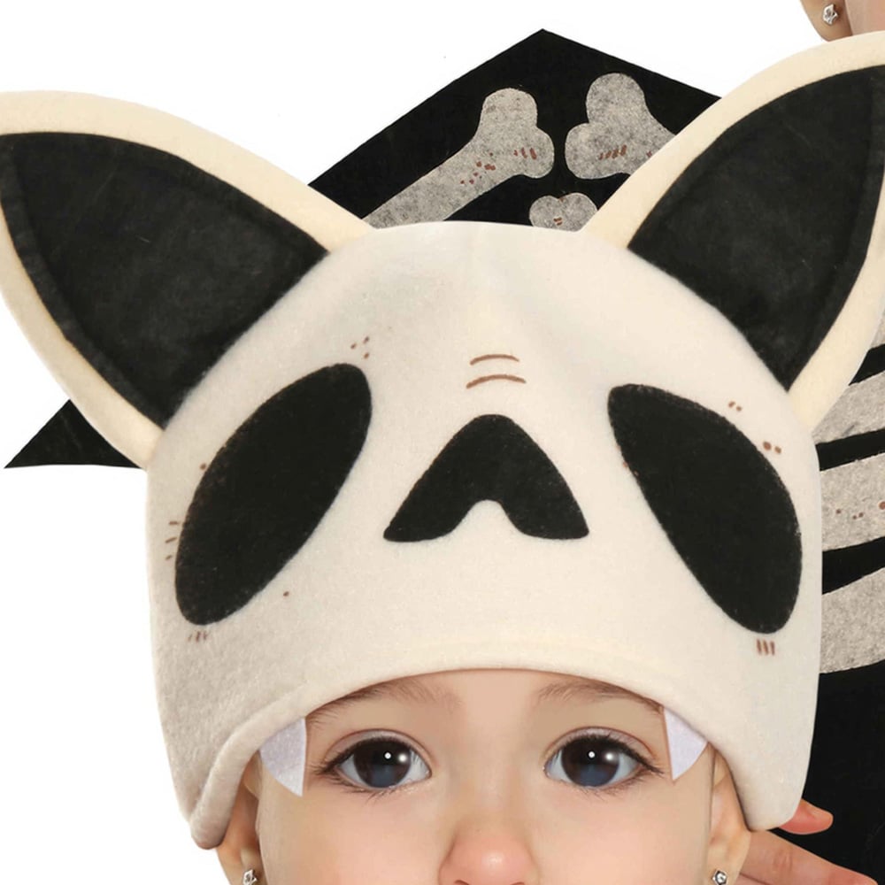 Fiestas Guirca Skeleton Bat Black and White Costume 18 to 24 Months Image 2