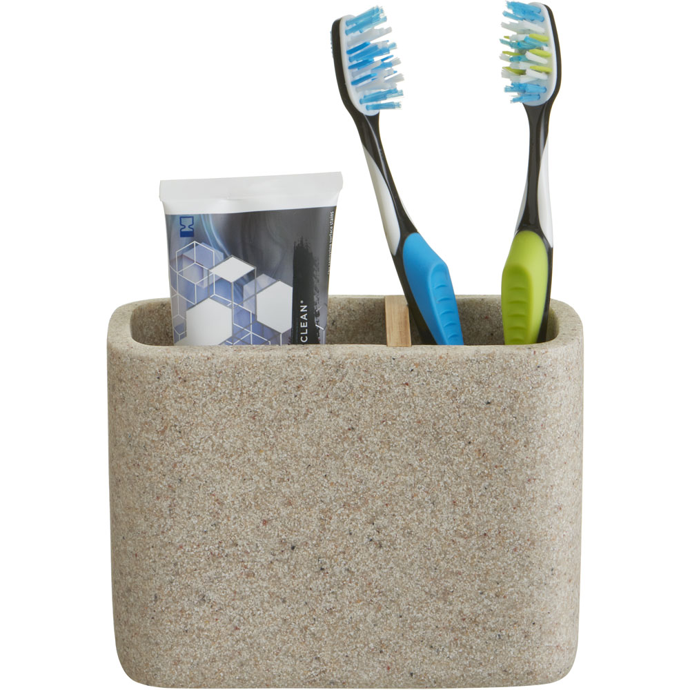 Wilko Sandstone Toothbrush Holder Wilko