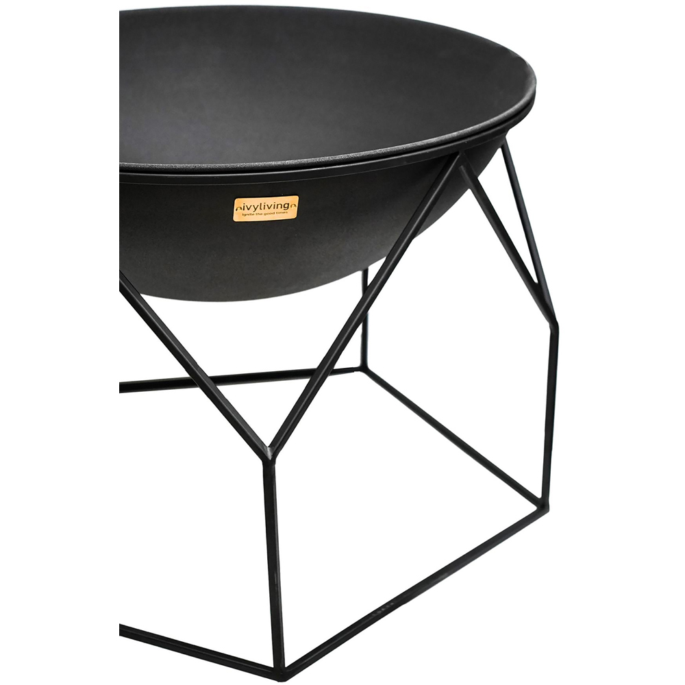 Ivyline Black Buckingham Fire Pit 51 x 70cm Image 4