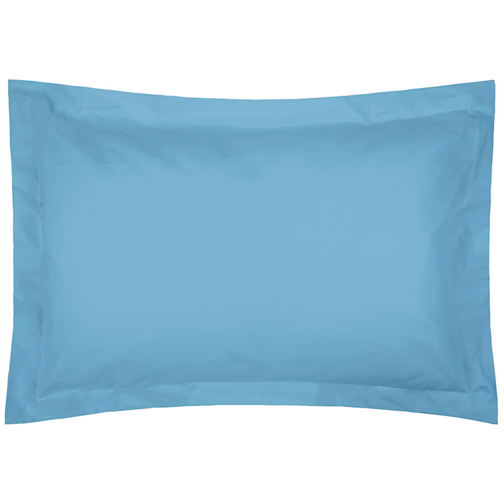 Serene Oxford Sky Blue Pillowcase Image 1