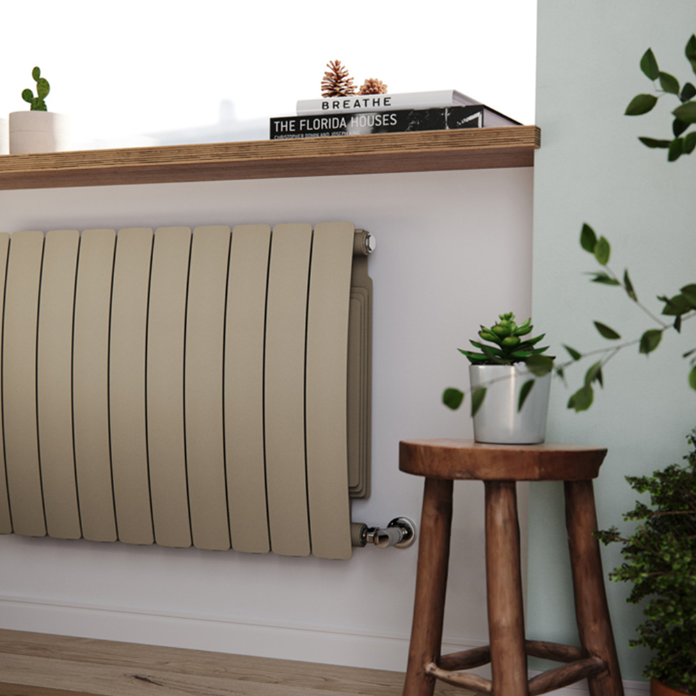 Terma Bergamo 6530BTU Quartz Mocha 17 Section Radiator 590 x 1360mm Image 7