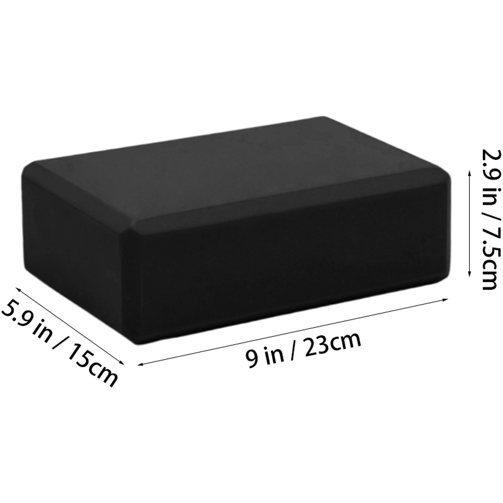 H&O Direct Black EVA Yoga Block 2 Pack Image 6