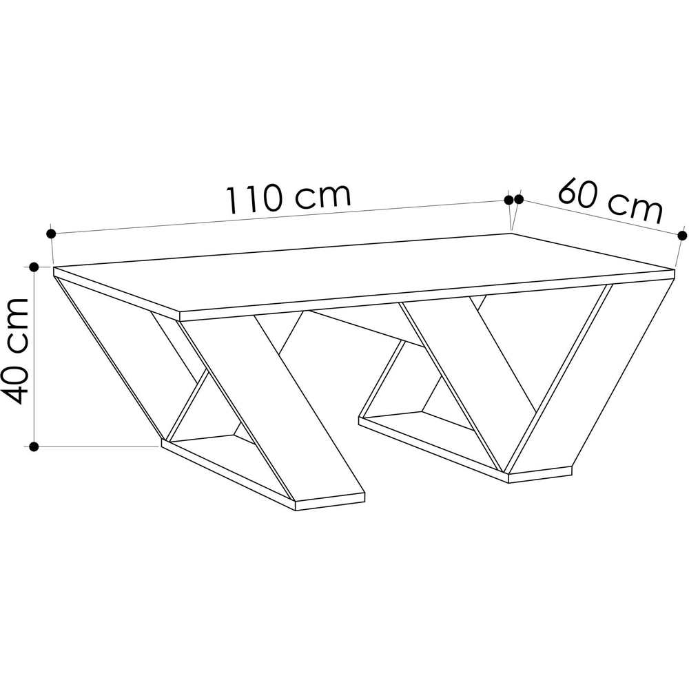 Decortie Pipra Oak Coffee Table Image 6