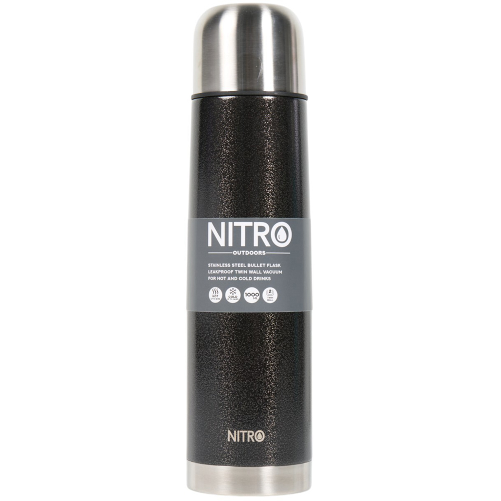 Nitro Stainless Steel Hammered Effect Vacuum Flask Image 4