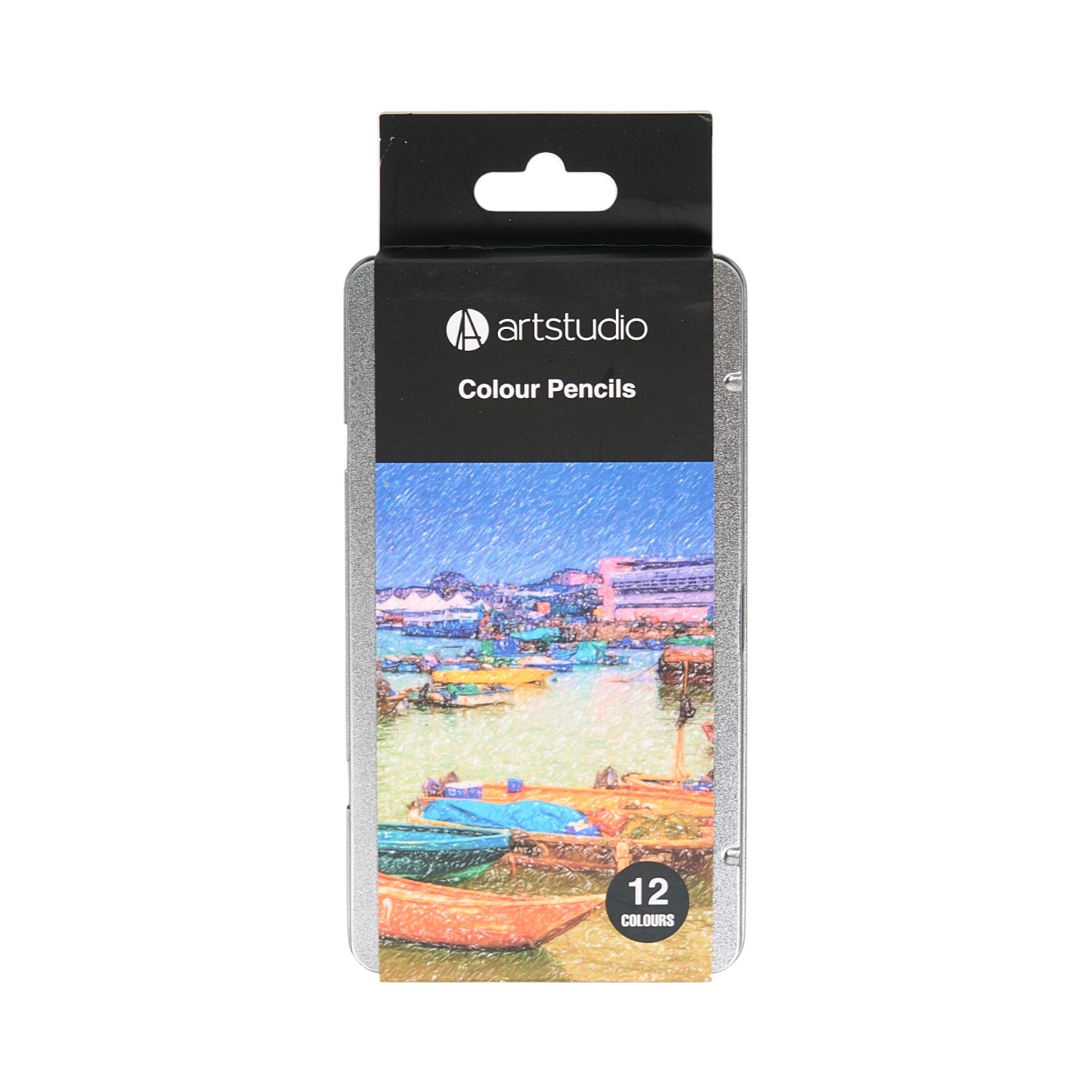 Colour Pencil Tin Set Image 1