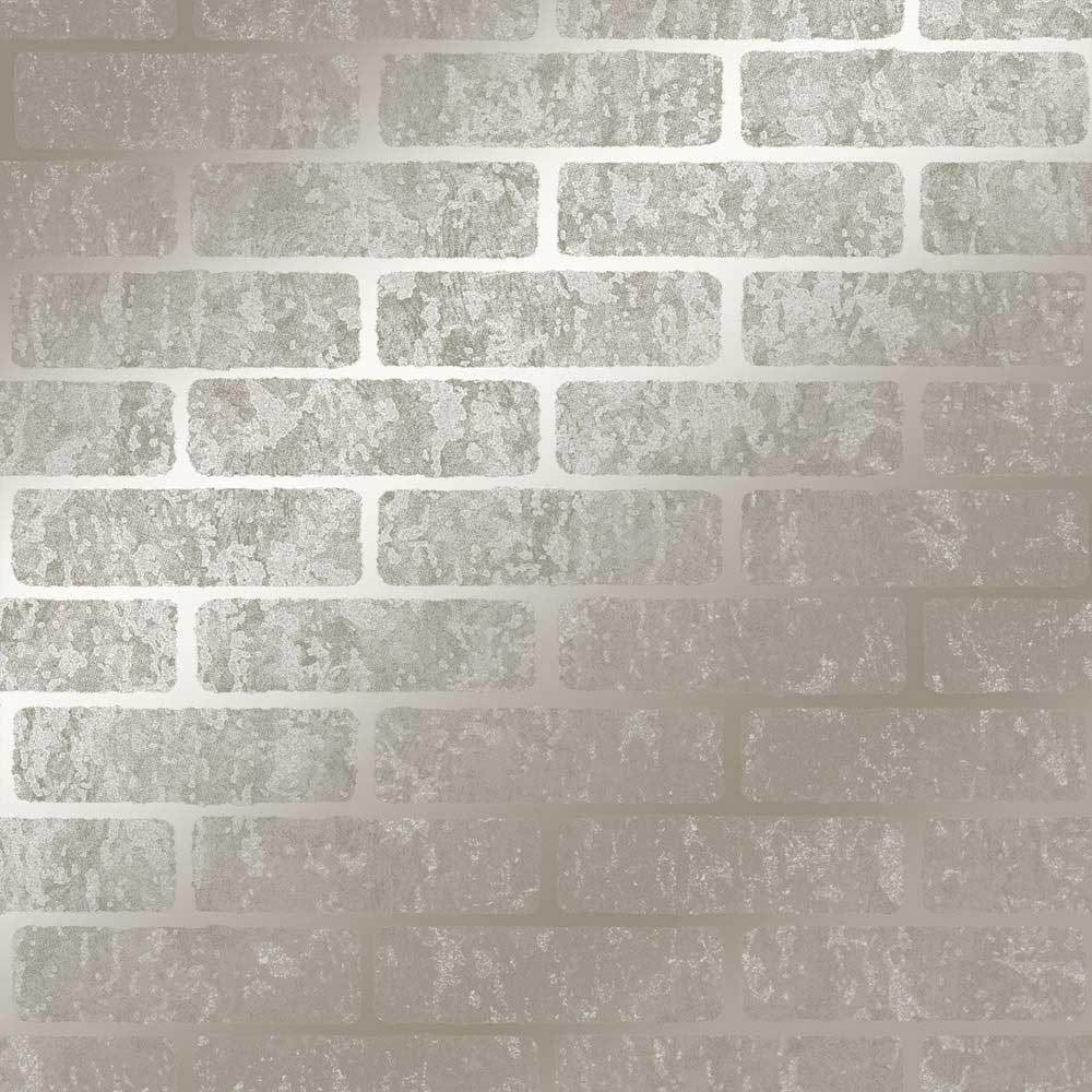 Superfresco Milan Wallpaper Brick Taupe/Gold