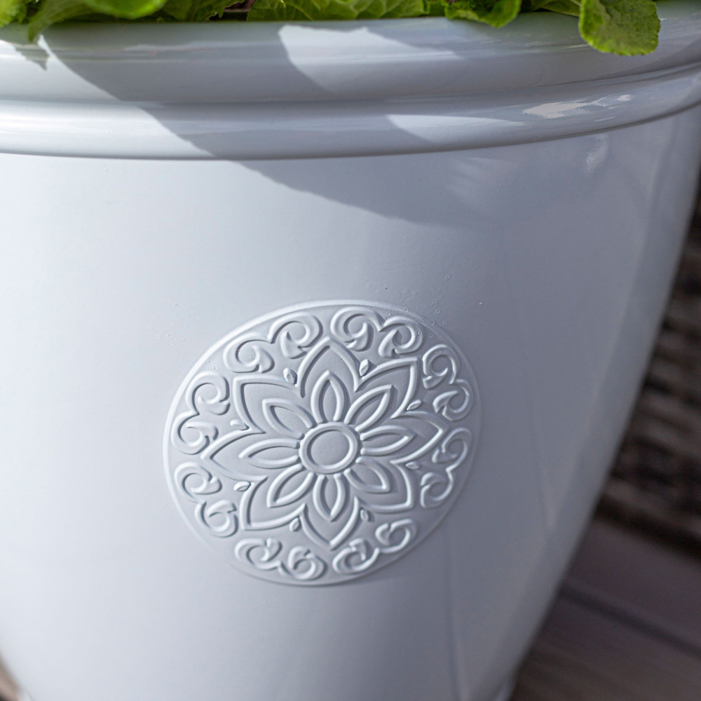 Plant Avenue Eden Emblem Blue Plant Pot 40cm Image 3