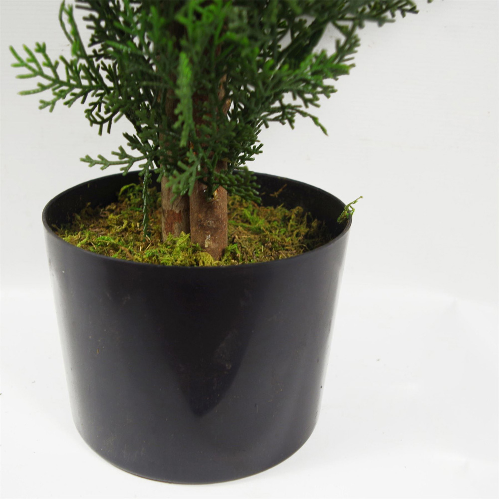 Botanik Cypress Cedar Topiary Artificial Tree in Pot 3ft Image 2