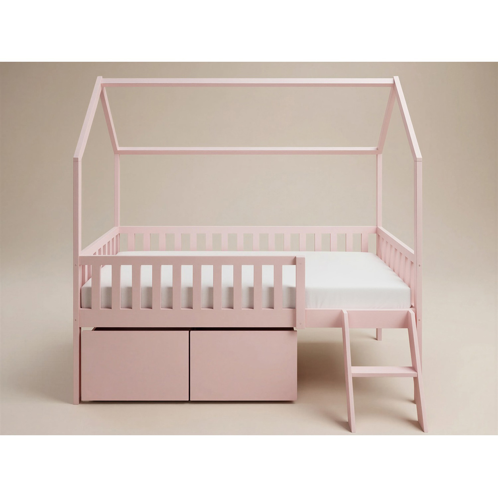 Flair Explorer Single Pink Mid Sleeper Bed Image 2
