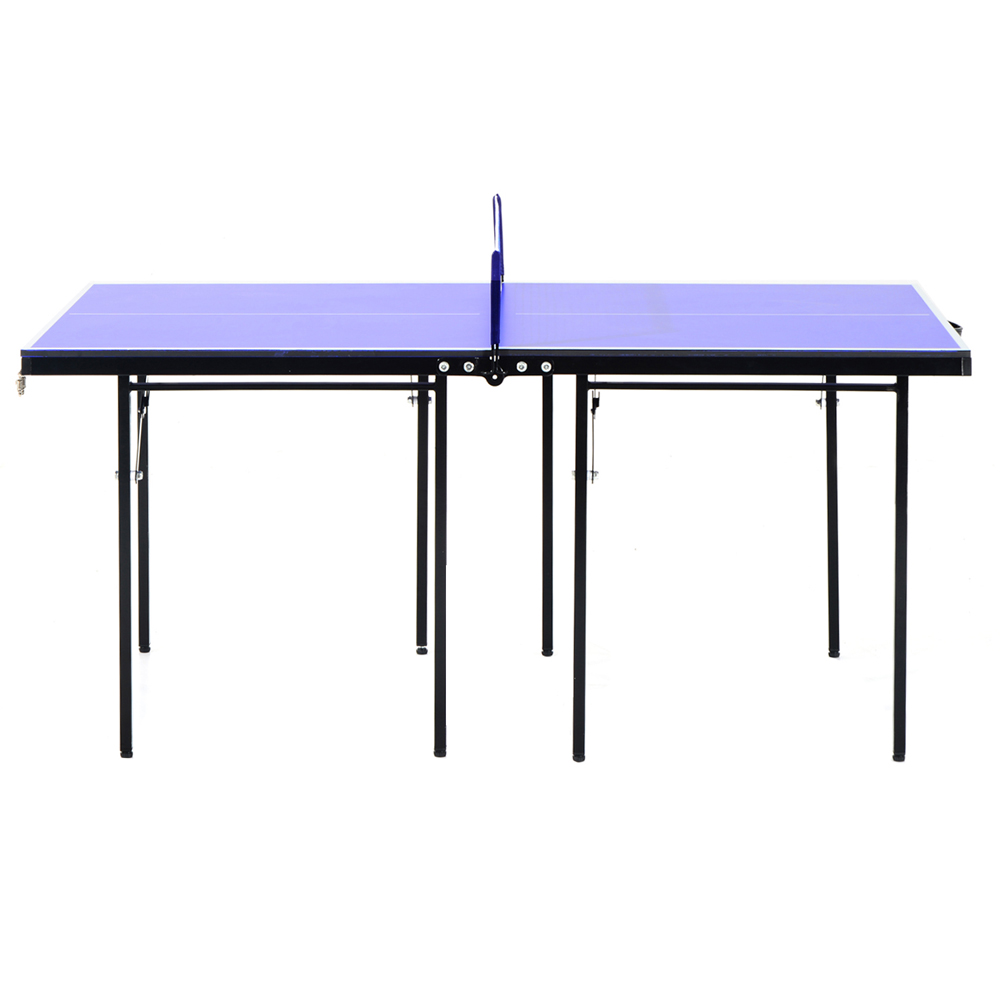 HOMCOM Foldable Mini Table Tennis Set with Net Image 3