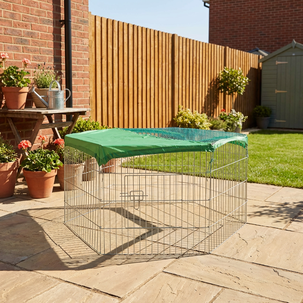 Small Animal Pen with Net 60cm Image 2