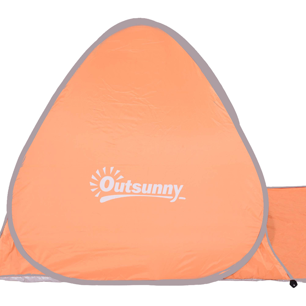 Outsunny Orange 2-Person Pop-Up UV Tent Image 6