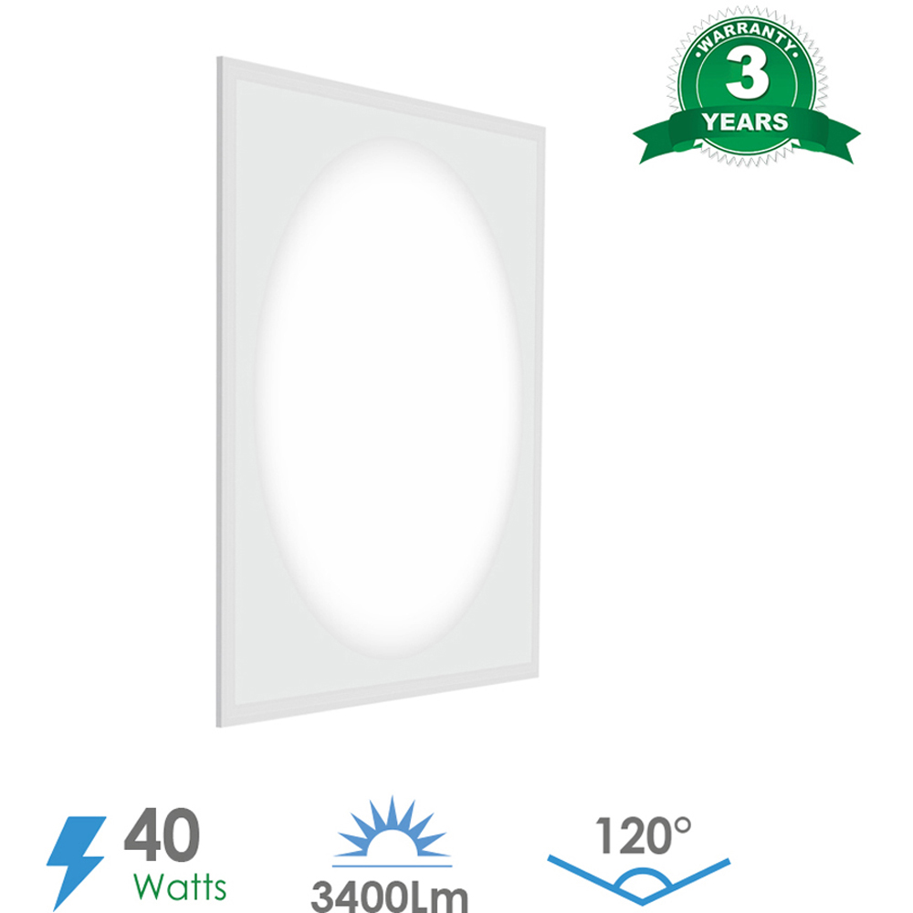 ENER-J 3400 Lumen 4000K Moon Light LED Backlit Ceiling Downlight Lamp 600 x 600mm 2 Pack Image 7