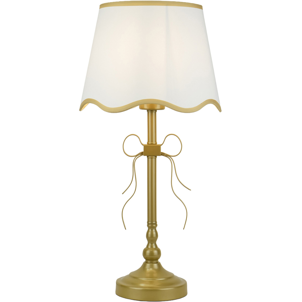 Gold Bow Table Lamp Image 2
