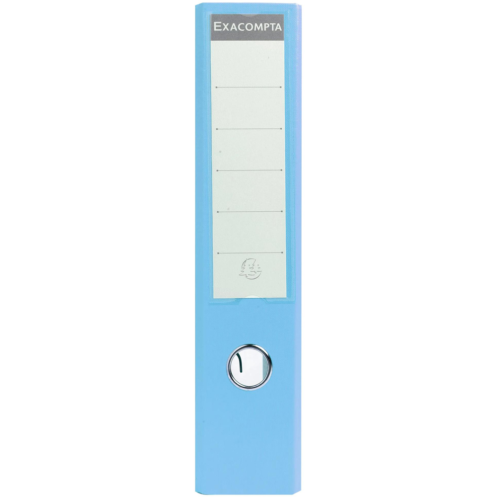 Exacompta PremTouch A4 Light Blue PVC Lever Arch File 10 Pack Image 4