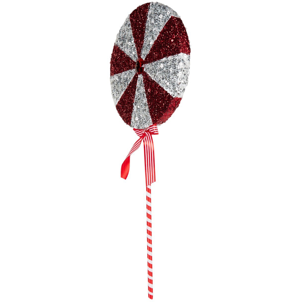Large Candy Cane Lollipop Ornament Image 4