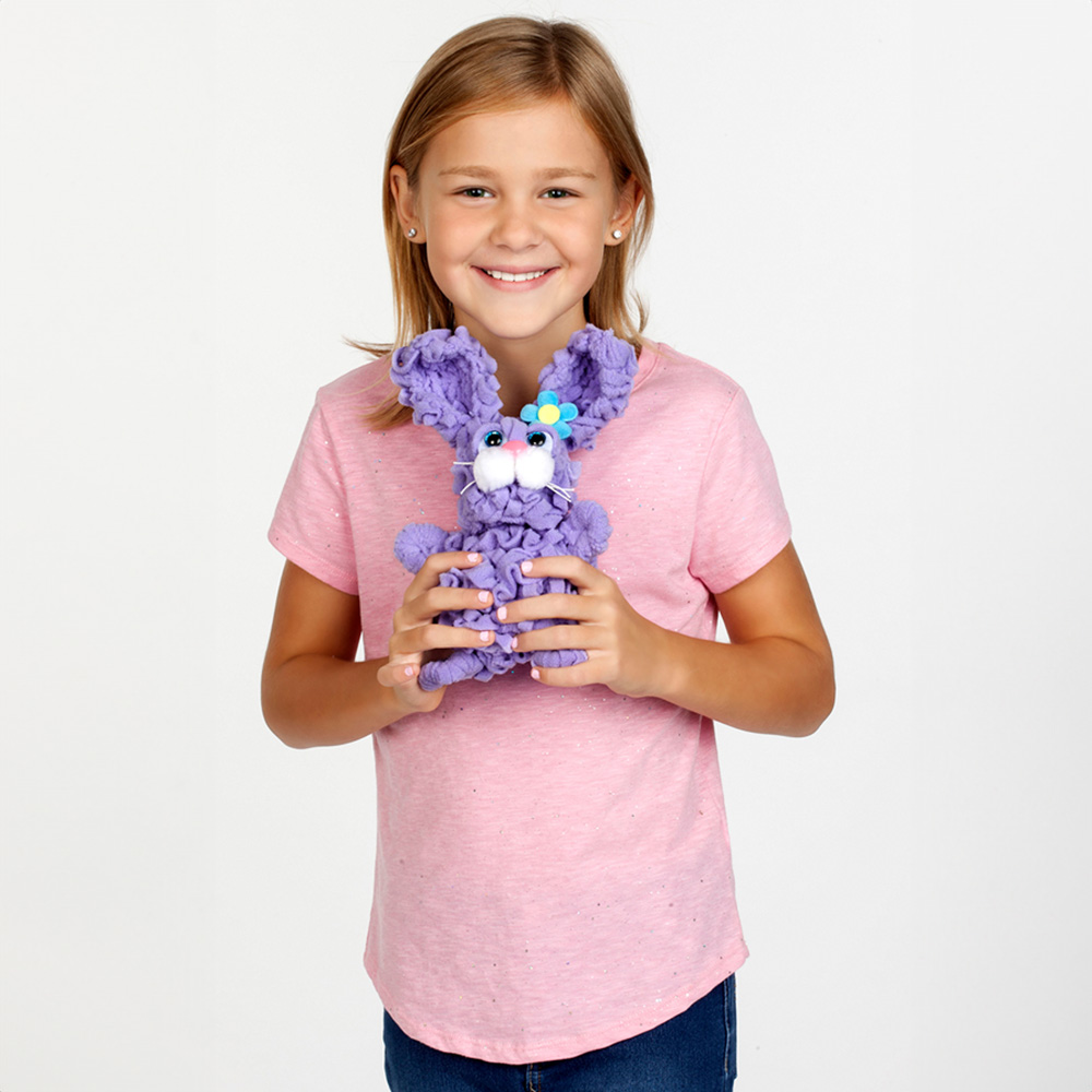 Creativity For Kids Purple Finger Looping Bunny Craft Kit Image 5