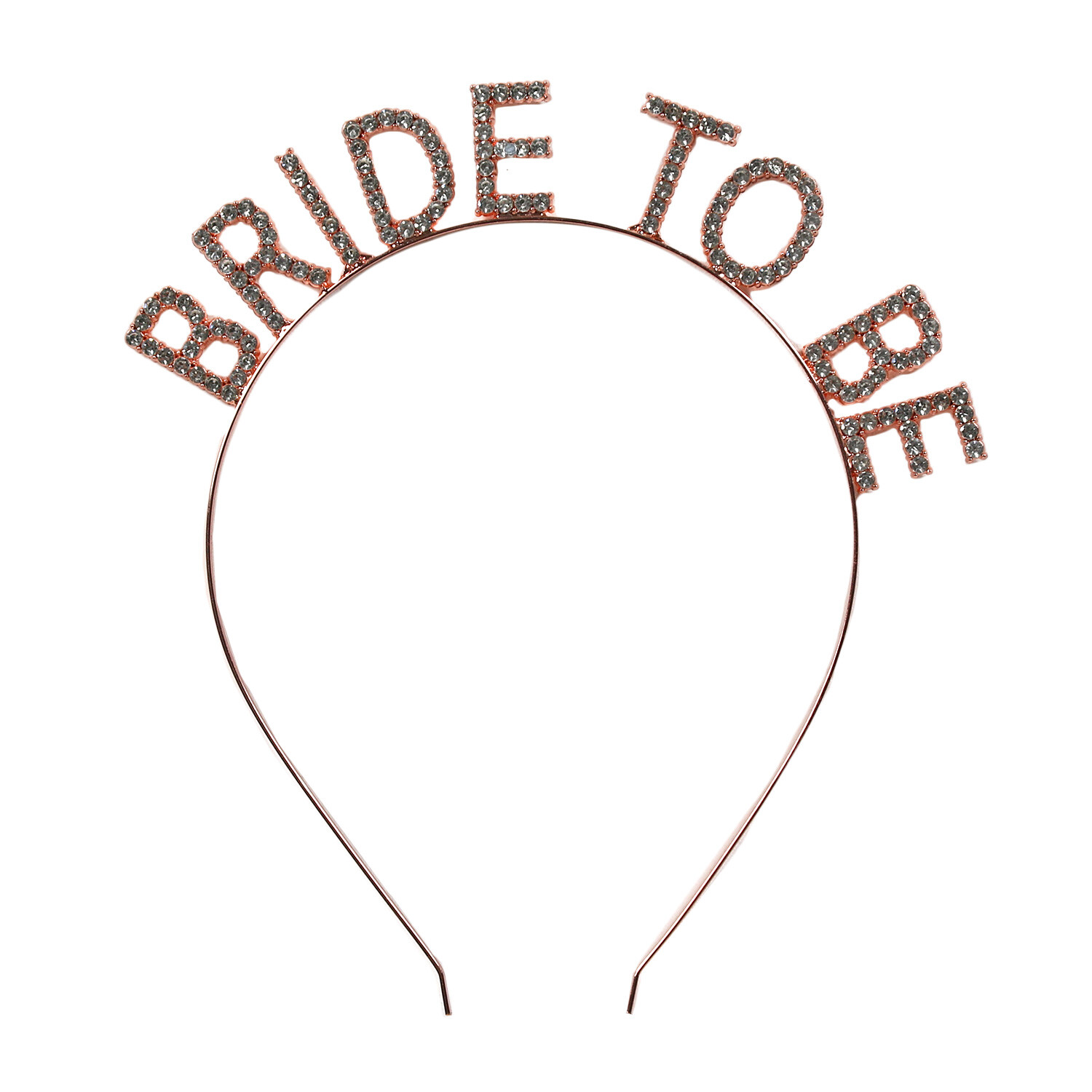 Gold Bride To Be Metal Headband Image