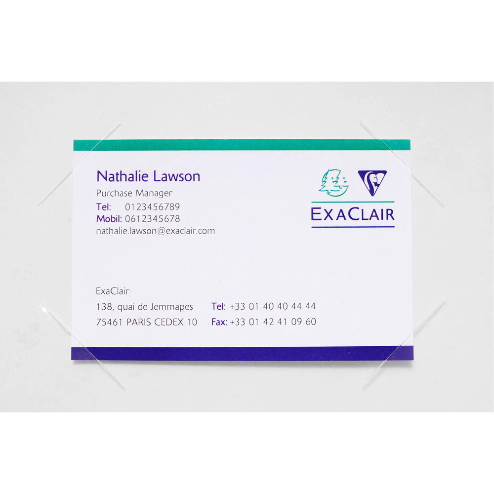 Exacompta Crystal Double Pocket Presentation File 2 x 10 Pack Image 5
