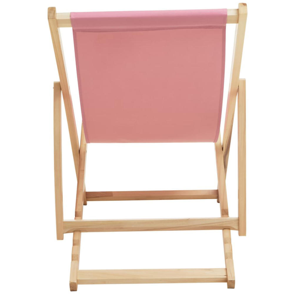 Interiors by Premier Beauport Pink Deck Chair Image 6