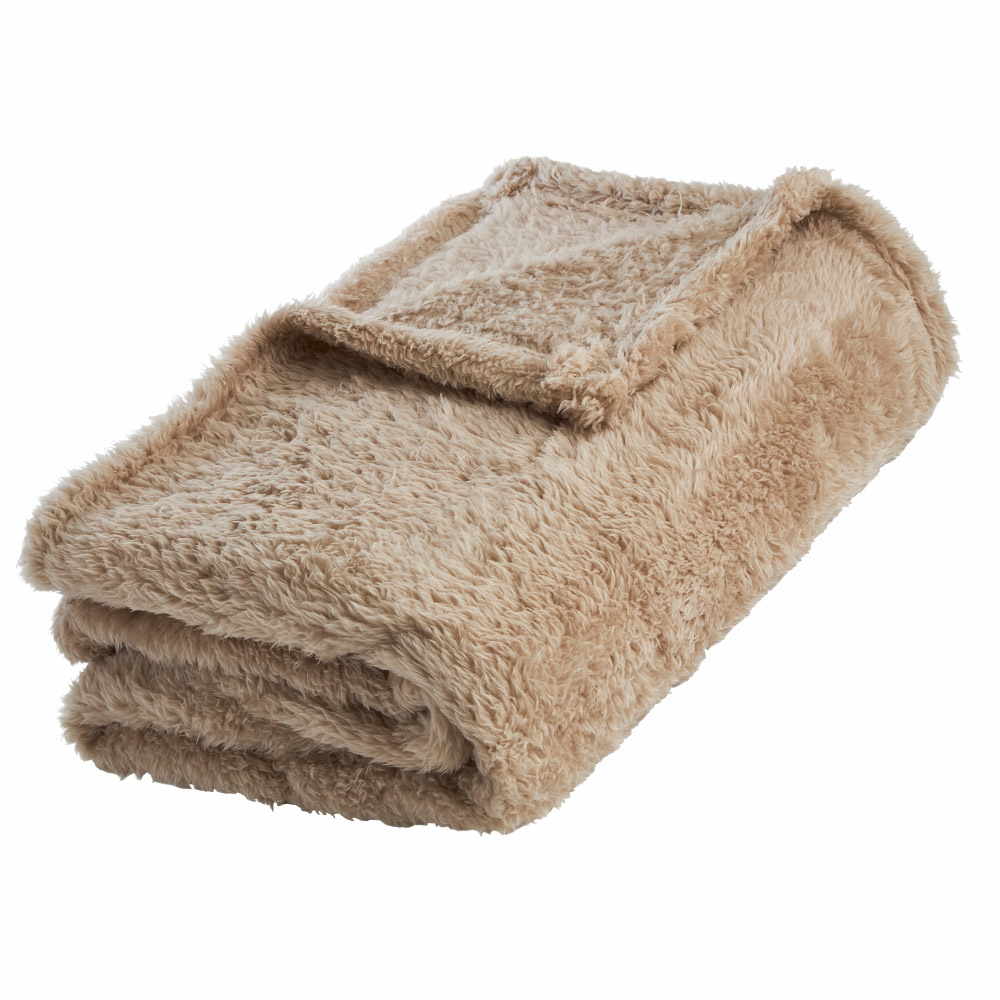 Wilko Mink Teddy Throw 130 x 170cm Image 4