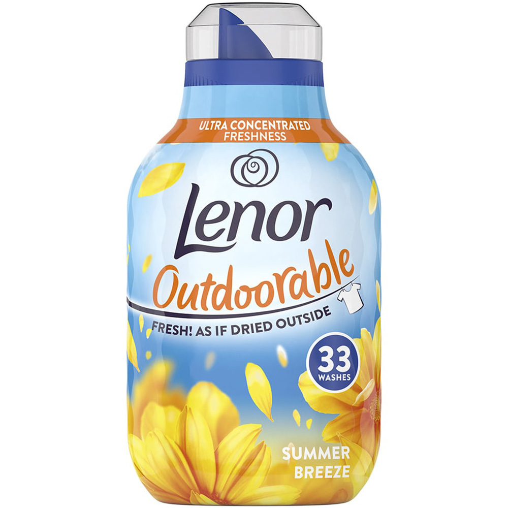 Lenor Summer Breeze Outdoorable Fabric Conditioner 33 Washes 462ml Image 1