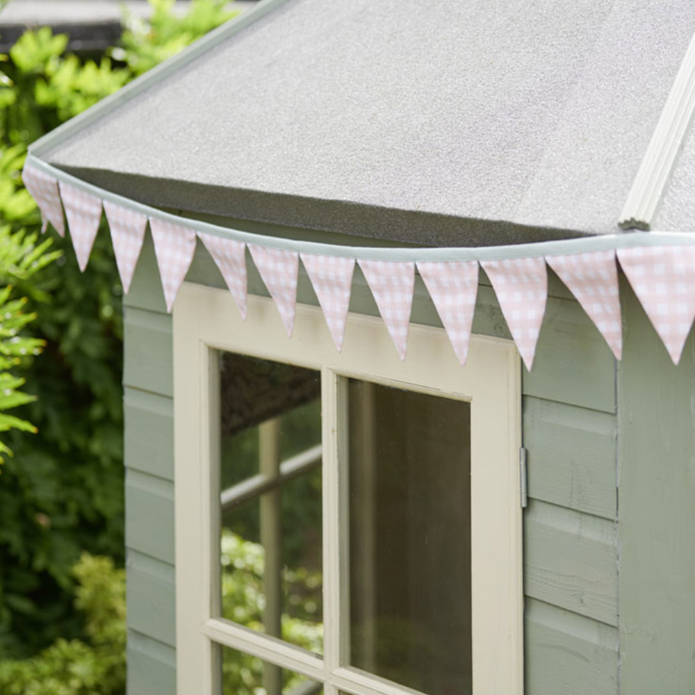 Wilko Pink Ghimgham Fab Bunting 13 x 200cm Image 5